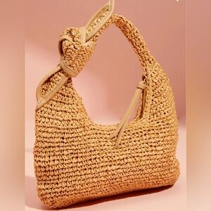 Altar'd State Tan Knotted Shoulder Bag
